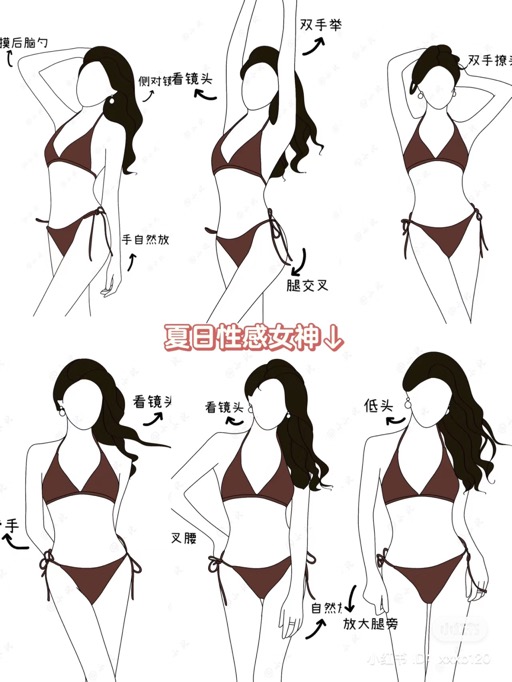 Gợi ý 200+ cách tạo dáng bikini